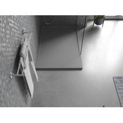 Mexen Amon   SMC zuhanytálca  120 x 90 cm, szürke - 4F619012 Kompozit zuhanytálca Kompozit zuhanytálca