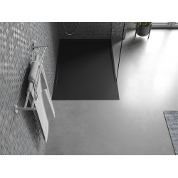 Mexen Amon   SMC zuhanytálca  120 x 70 cm,  fekete  - 4F707012 Kompozit zuhanytálca Kompozit zuhanytálca