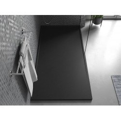 Mexen Amon   SMC zuhanytálca  140 x 70 cm,  fekete  - 4F707014 Kompozit zuhanytálca Kompozit zuhanytálca