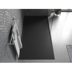Mexen Amon   SMC zuhanytálca  140 x 70 cm,  fekete  - 4F707014 Kompozit zuhanytálca Kompozit zuhanytálca