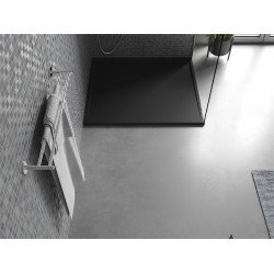 Mexen Amon   SMC zuhanytálca  100 x 90 cm,  fekete  - 4F709010 Kompozit zuhanytálca Kompozit zuhanytálca