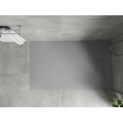 Mexen Hugo   SMC zuhanytálca  150 x 70 cm, szürke - 42617015 Kompozit zuhanytálca Kompozit zuhanytálca