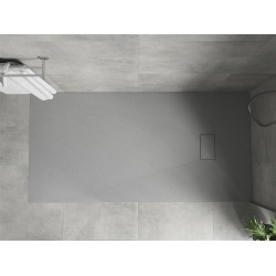 Mexen Hugo   SMC zuhanytálca  180 x 80 cm, szürke - 42618018 Kompozit zuhanytálca Kompozit zuhanytálca