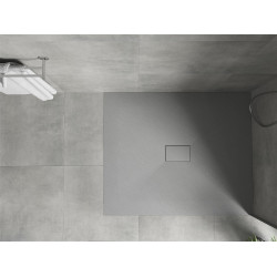 Mexen Hugo   SMC zuhanytálca  130 x 100 cm, szürke - 42611013 Kompozit zuhanytálca Kompozit zuhanytálca
