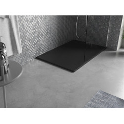 Mexen Bert   SMC zuhanytálca  110 x 70 cm,  fekete  - 4K707011 Kompozit zuhanytálca Kompozit zuhanytálca
