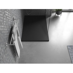 Mexen Bert   SMC zuhanytálca  110 x 70 cm,  fekete  - 4K707011 Kompozit zuhanytálca Kompozit zuhanytálca