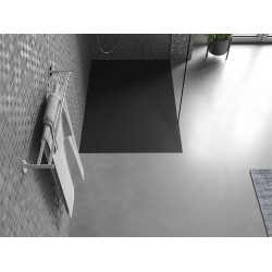 Mexen Bert   SMC zuhanytálca  120 x 70 cm,  fekete  - 4K707012 Kompozit zuhanytálca Kompozit zuhanytálca