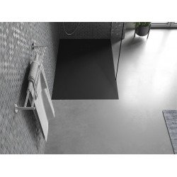 Mexen Bert   SMC zuhanytálca  100 x 80 cm,  fekete  - 4K708010 Kompozit zuhanytálca Kompozit zuhanytálca