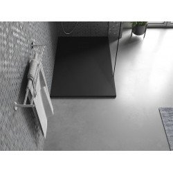 Mexen Bert   SMC zuhanytálca  130 x 80 cm,  fekete  - 4K708013 Kompozit zuhanytálca Kompozit zuhanytálca