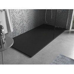 Mexen Bert   SMC zuhanytálca  150 x 80 cm,  fekete  - 4K708015 Kompozit zuhanytálca Kompozit zuhanytálca