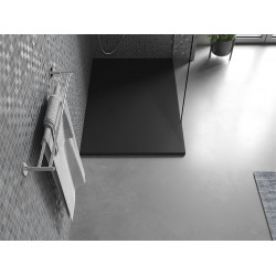 Mexen Bert   SMC zuhanytálca  90 x 80 cm,  fekete  - 4K708090 Kompozit zuhanytálca Kompozit zuhanytálca