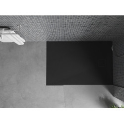 Mexen Bert   SMC zuhanytálca  90 x 80 cm,  fekete  - 4K708090 Kompozit zuhanytálca Kompozit zuhanytálca