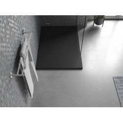 Mexen Otto   SMC zuhanytálca  100 x 70 cm,  fekete  - 4N707010 Kompozit zuhanytálca Kompozit zuhanytálca