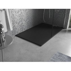 Mexen Otto   SMC zuhanytálca  140 x 70 cm,  fekete  - 4N707014 Kompozit zuhanytálca Kompozit zuhanytálca