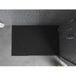 Mexen Otto   SMC zuhanytálca  130 x 80 cm,  fekete  - 4N708013 Kompozit zuhanytálca Kompozit zuhanytálca