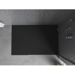 Mexen Otto   SMC zuhanytálca  140 x 80 cm,  fekete  - 4N708014 Kompozit zuhanytálca Kompozit zuhanytálca