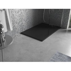 Mexen Otto   SMC zuhanytálca  90 x 80 cm,  fekete  - 4N708090 Kompozit zuhanytálca Kompozit zuhanytálca