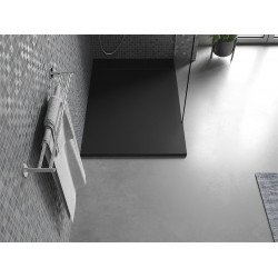 Mexen Otto   SMC zuhanytálca  100 x 90 cm,  fekete  - 4N709010 Kompozit zuhanytálca Kompozit zuhanytálca