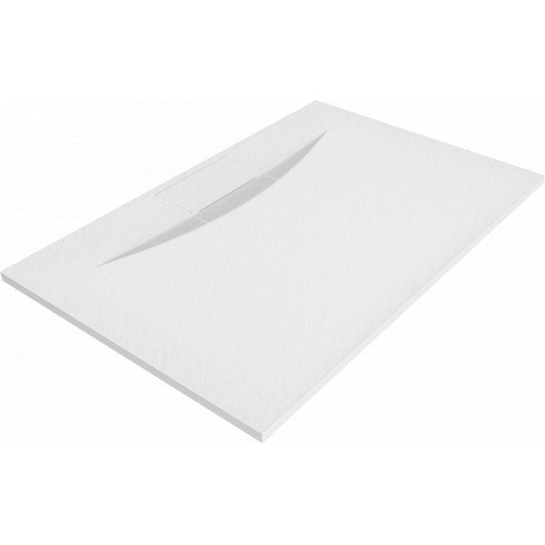 Mexen Egon   SMC zuhanytálca  100 x 80 cm, fehér  - 4R108010 Kompozit zuhanytálca Kompozit zuhanytálca