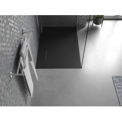 Mexen Egon   SMC zuhanytálca  120 x 80 cm,  fekete  - 4R708012 Kompozit zuhanytálca Kompozit zuhanytálca