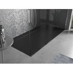 Mexen Egon   SMC zuhanytálca  160 x 80 cm,  fekete  - 4R708016 Kompozit zuhanytálca Kompozit zuhanytálca