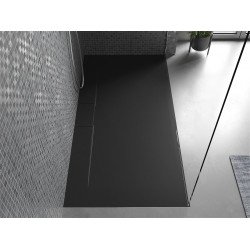 Mexen Egon   SMC zuhanytálca  200 x 80 cm,  fekete  - 4R708020 Kompozit zuhanytálca Kompozit zuhanytálca