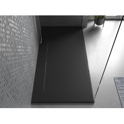 Mexen Egon   SMC zuhanytálca  170 x 90 cm,  fekete  - 4R709017 Kompozit zuhanytálca Kompozit zuhanytálca