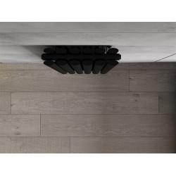 Mexen Dallas  Art  decor radiátor 1600 x 360 mm, 1039 W, fekete - W214-1600-360-00-70 Dekor radiátor