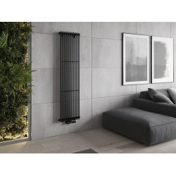 Mexen Tulsa  Art  decor radiátor 1600 x 420 mm, 613 W, fekete - W219-1600-420-00-70 Dekor radiátor Dekor radiátor Mexen