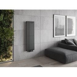 Mexen Oregon  Art  decor radiátor 1200 x 360 mm, 417 W, antracit - W202-1200-350-00-66 Dekor radiátor Dekor radiátor Mexen