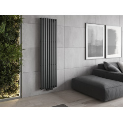 Mexen Oregon  Art  decor radiátor 1800 x 480 mm, 805 W, antracit - W202-1800-490-00-66 Dekor radiátor Dekor radiátor Mexen