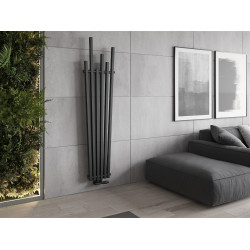 Mexen Omaha  Art  decor radiátor 1800 x 420 mm, 655 W, antracit - W208-1800-420-00-66 Dekor radiátor Dekor radiátor Mexen