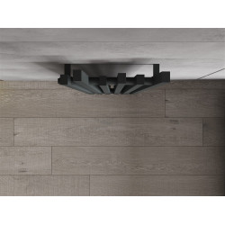 Mexen Omaha  Art  decor radiátor 1800 x 420 mm, 655 W, antracit - W208-1800-420-00-66 Dekor radiátor