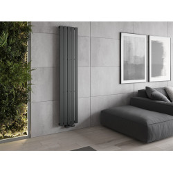 Mexen Boston  Art  decor radiátor 1800 x 376 mm, 740 W, antracit - W213-1800-376-01-66 Dekor radiátor Dekor radiátor Mexen