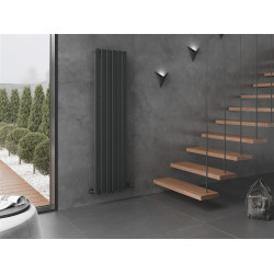 Mexen Boston  Art  decor radiátor 1800 x 452 mm, 888 W, antracit - W213-1800-452-00-66 Dekor radiátor