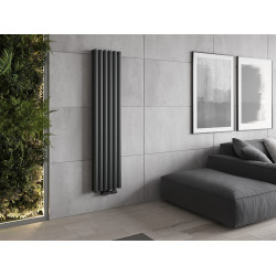 Mexen Dallas  Art  decor radiátor 1600 x 360 mm, 1039 W, antracit - W214-1600-360-00-66 Dekor radiátor Dekor radiátor Mexen