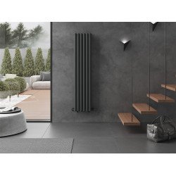 Mexen Dallas  Art  decor radiátor 1600 x 360 mm, 1039 W, antracit - W214-1600-360-00-66 Dekor radiátor