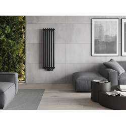 Mexen Nevada  Art  decor radiátor 1200 x 360 mm, 483 W, fekete - W201-1200-360-00-70 Dekor radiátor