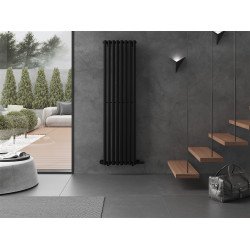 Mexen Nevada  Art  decor radiátor 1800 x 480 mm, 940 W, fekete - W201-1800-480-00-70 Dekor radiátor