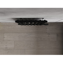 Mexen Texas  Art  decor radiátor 1200 x 460 mm, 502 W, fekete - W203-1200-460-00-70 Dekor radiátor