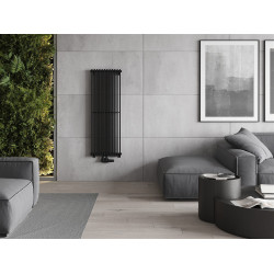 Mexen Kansas  Art  decor radiátor 1200 x 420 mm, 975 W, fekete - W204-1200-420-00-70 Dekor radiátor