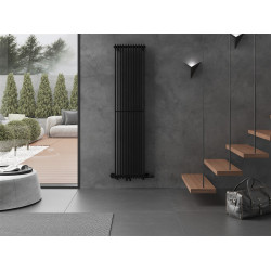 Mexen Kansas  Art  decor radiátor 1800 x 420 mm, 1441 W, fekete - W204-1800-420-00-70 Dekor radiátor