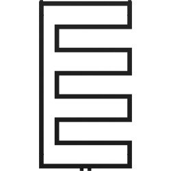 Mexen Floryda  Art  decor radiátor 1080 x 600 mm, 358 W, fekete - W206-1080-600-00-70 Dekor radiátor