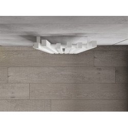 Mexen Omaha  Art  decor radiátor 1800 x 420 mm, 655 W, fehér - W208-1800-420-00-20 Dekor radiátor
