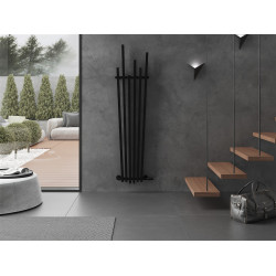 Mexen Omaha  Art  decor radiátor 1800 x 420 mm, 655 W, fekete - W208-1800-420-00-70 Dekor radiátor
