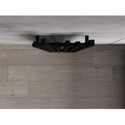 Mexen Omaha  Art  decor radiátor 1800 x 420 mm, 655 W, fekete - W208-1800-420-00-70 Dekor radiátor