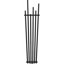 Mexen Omaha  Art  decor radiátor 1800 x 420 mm, 655 W, fekete - W208-1800-420-00-70 Dekor radiátor