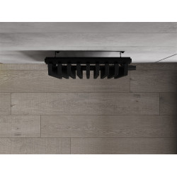 Mexen Aurora  Art  decor radiátor 1200 x 450 mm, 917 W, fekete - W212-1200-450-00-70 Dekor radiátor
