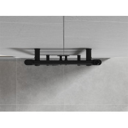 Mexen Mars Fürdöszobai radiátor 500 x 400 mm, 178 W, fekete - W110-0500-400-00-70 Törölközö száritó radiátor Törölközö száritó radiátor Fürdöszobai radiátor