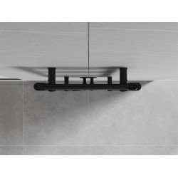 Mexen Mars Fürdöszobai radiátor 500 x 400 mm, 178 W, fekete - W110-0500-400-00-70 Törölközö száritó radiátor Törölközö száritó radiátor Fürdöszobai radiátor